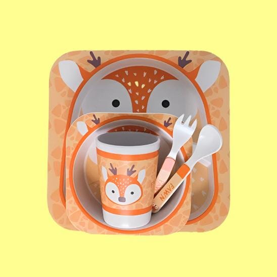 VAISSELLE BEBE - BambooKid™ - Biche - Le Coin de Bébé