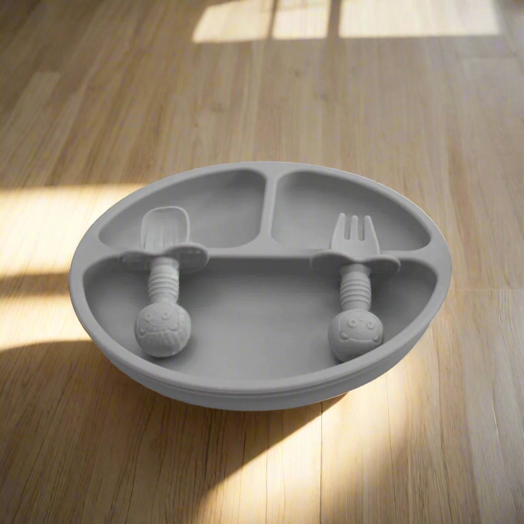 VAISSELLE BEBE - TablewareBabySet™ - Cendre - Le Coin de Bébé