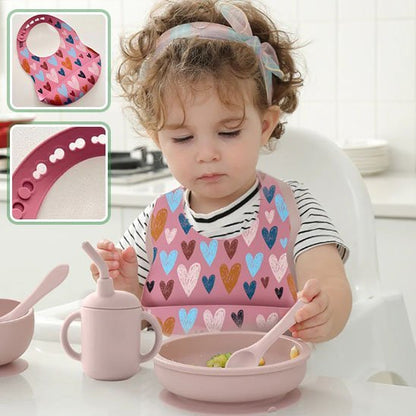 bavoir bebe ultra absorbant coeur