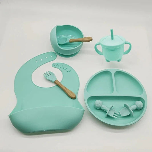 VAISSELLE BEBE - TablewareBabySet™ - Menthe - Le Coin de Bébé
