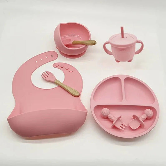 VAISSELLE BEBE - TablewareBabySet™ - Rose - Le Coin de Bébé